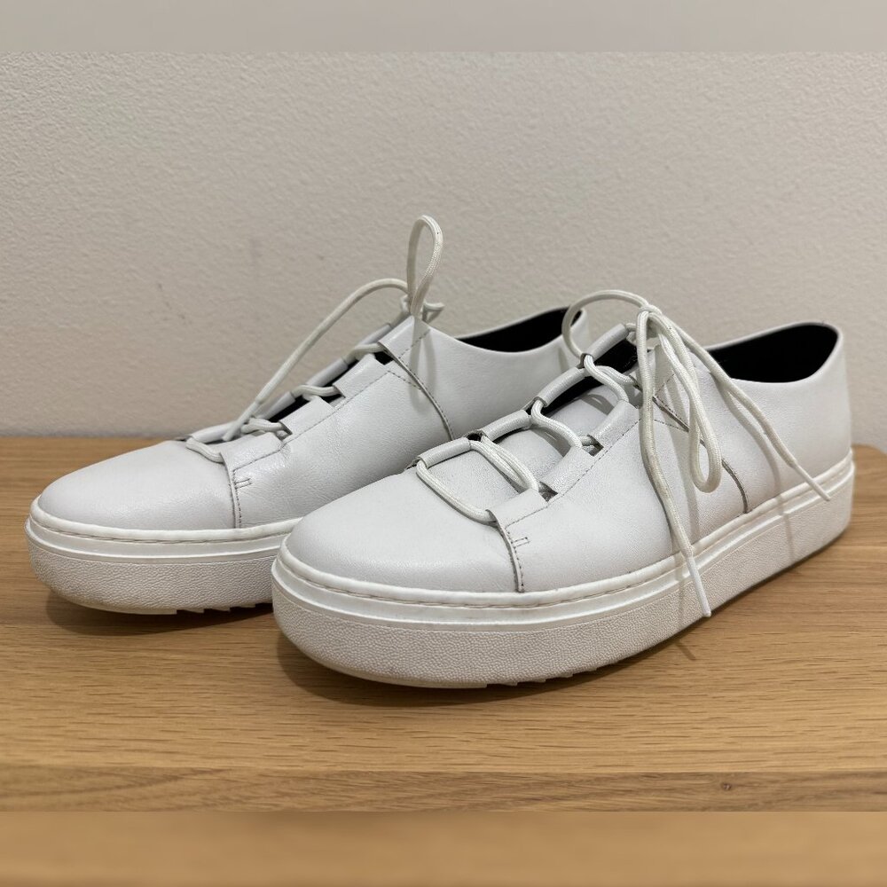 Prescot Nubuck Leather Sneakers, Eileen Fisher, Size 9